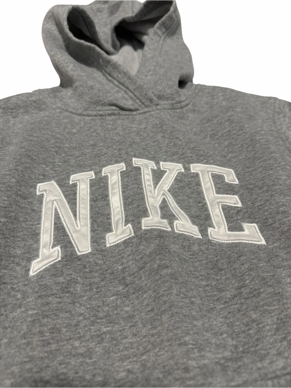 Nike Boys Sportswear Club Fleece Hoodie | Gray | Large